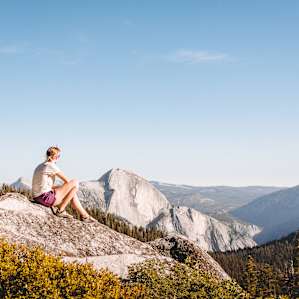 Exploring at nearby Yosemite National Park