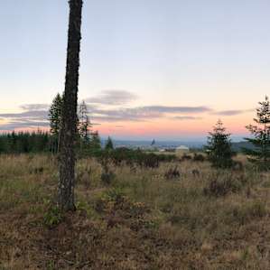 The Sun Rises Over Mt Hood