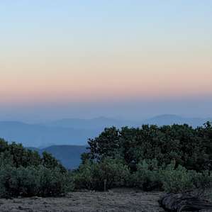View at sunset