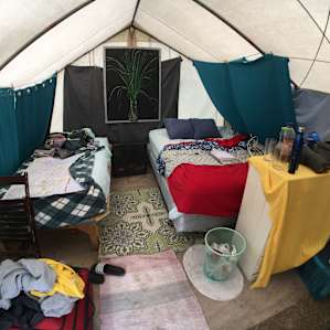 Tent in a Green Oasis