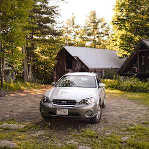 The parking spot.