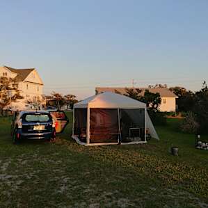 Hatteras Soundside Surf Camping