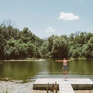 Summers in the south get stupid hot. So I jumped in the lake. And I don't regret it.