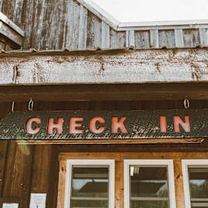 Check in station when you get to the hangar.