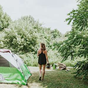 tent forest people