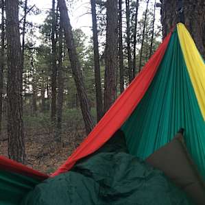 Peaceful boondock mountain camping