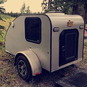Here is the outside of the camper