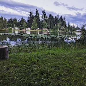 This lake was so peaceful. No motorized boats, just the casual fisherman occasionally drifting by.
