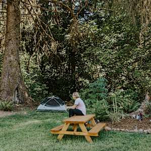 tent forest people