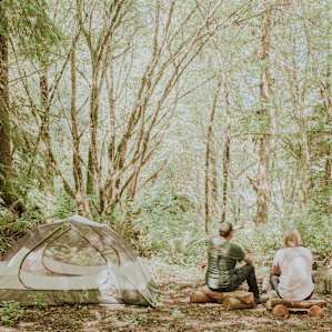 tent forest people