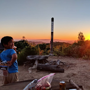 Salami and a sunset