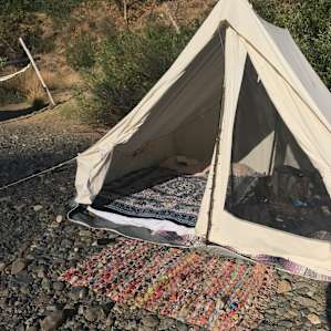 Riverside Camp on the Illinois