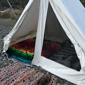 Extra blanket provided for the chillier nights :)