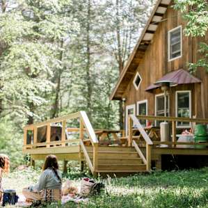 cabin forest people