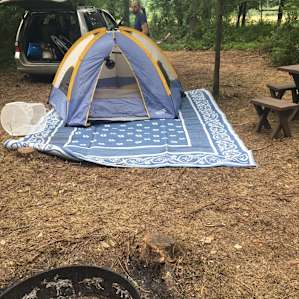 Tent Camping on a Fiber Farm