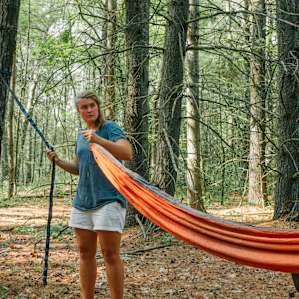 There was other a pathway into the back forest, where I could have camped if I really wanted a more private space. Good option to have