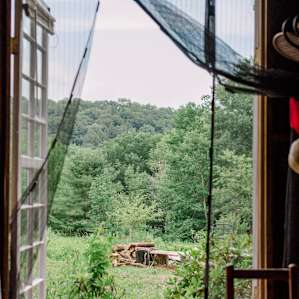 Looking out of the second bedroom towards the beautiful mountains!