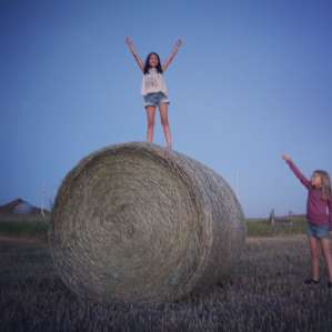 Fresh bales of hay!