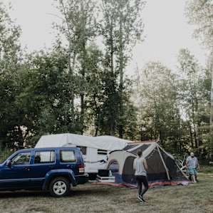 tent forest people