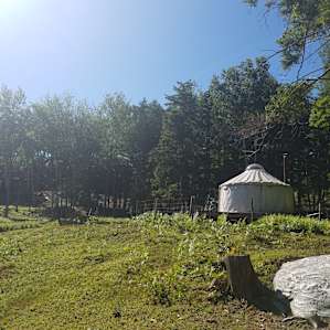 La Lu Farm Goat Yurt
