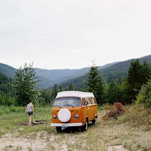 Camping with a view!