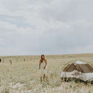 tent people lodging