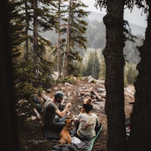 forest people dog