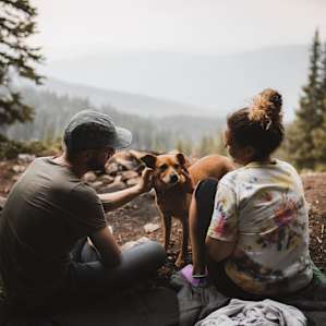 forest people dog