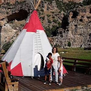 Another item checked off my bucket list now that I have slept in a tipi.