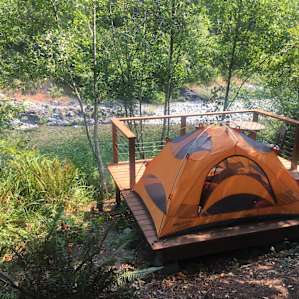 Such a sweet camping spot!!!
