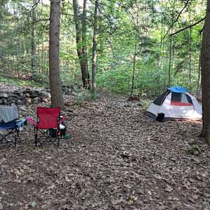 Camp at Quarry Brook