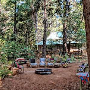 Communal area and firepit