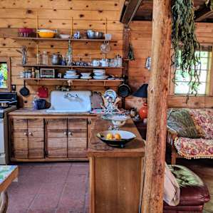 Inside the communal house