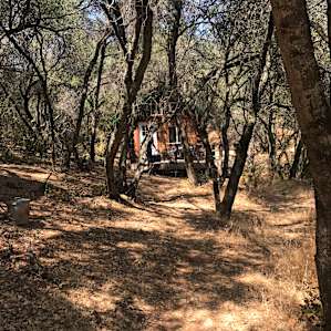 Walking toward cabin #2