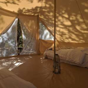 Inside of the tent. Super spacious!