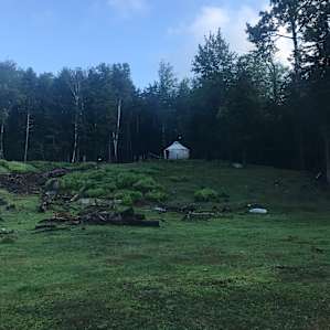 La Lu Farm Goat Yurt