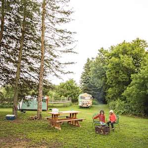 There was ample space available to pitch our tent.