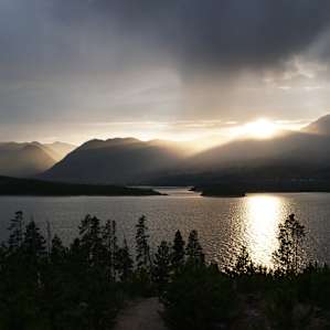 View of Dillon Reservoir from Prospector Campground