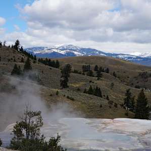 Mammoth Hot Springs Vista