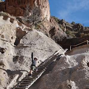 Pueblo cave dwellings