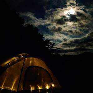 Full moon on the night we stayed...breathtaking!