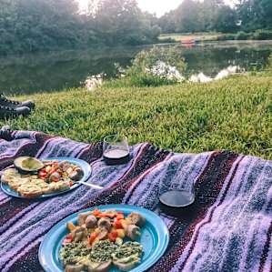 Lake and Forest Camping