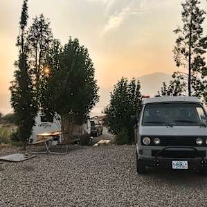 Our parking spot for the night
