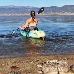 Free kayaks — the best way to start the morning!