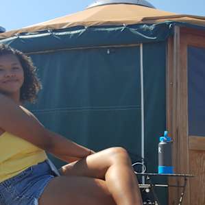 people yurt lodging