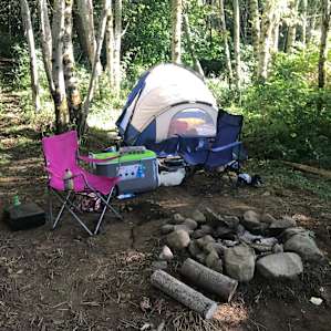 tent forest lodging
