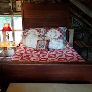 Super comfy antique bed
