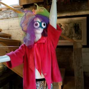 This delightful lady welcomed us to our loft