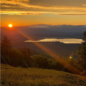 Sunset from the top of Shawnee Peak