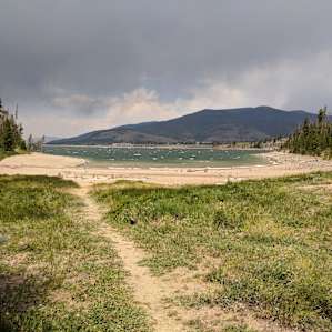 Beach at the group site